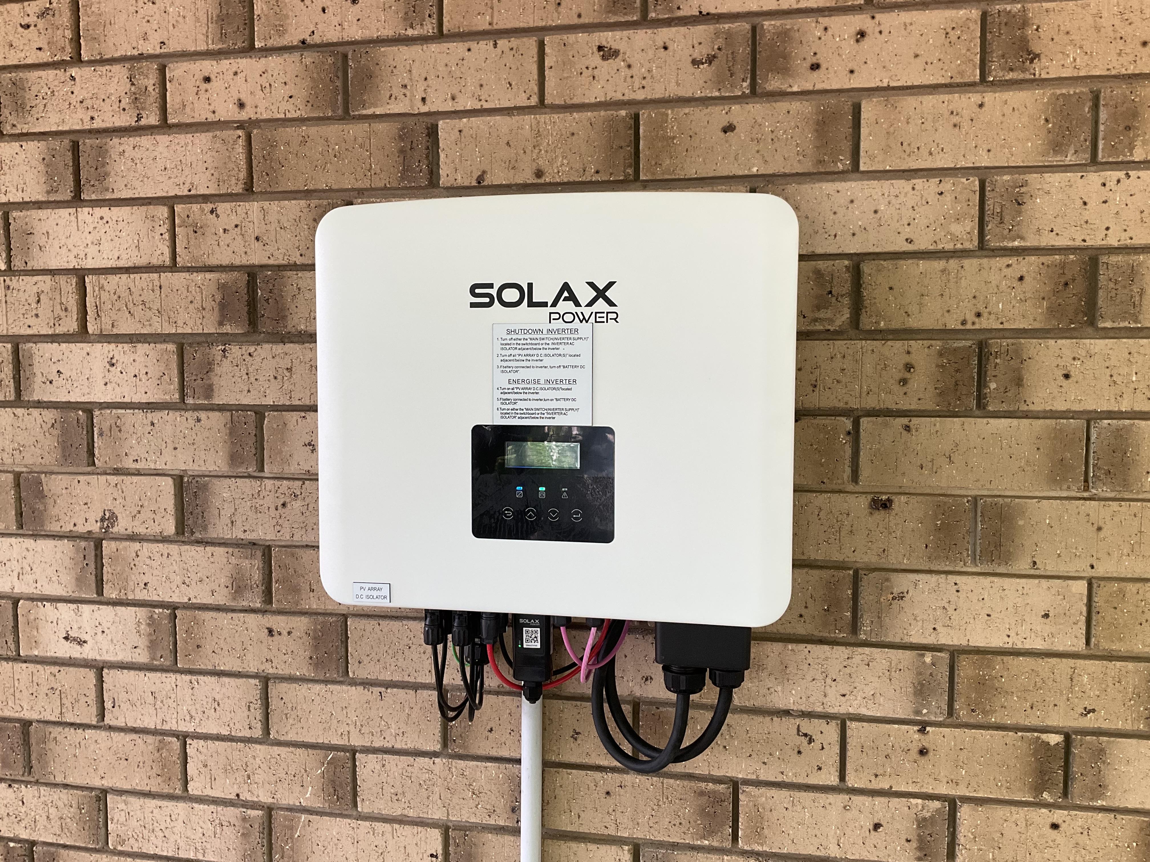 Inverter and battery backup equipment in an electrical room