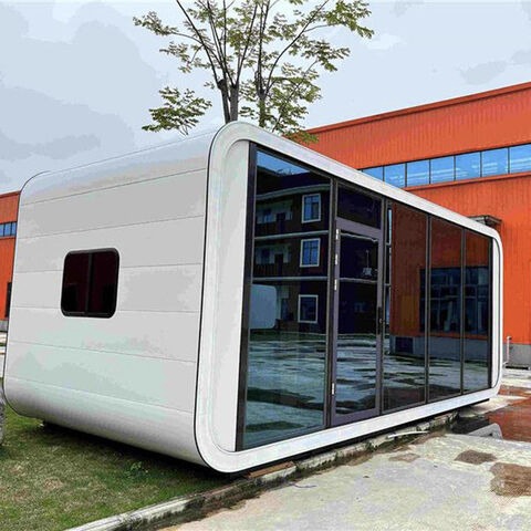 NCH32 capsule unit staged at manufacturing yard before delivery